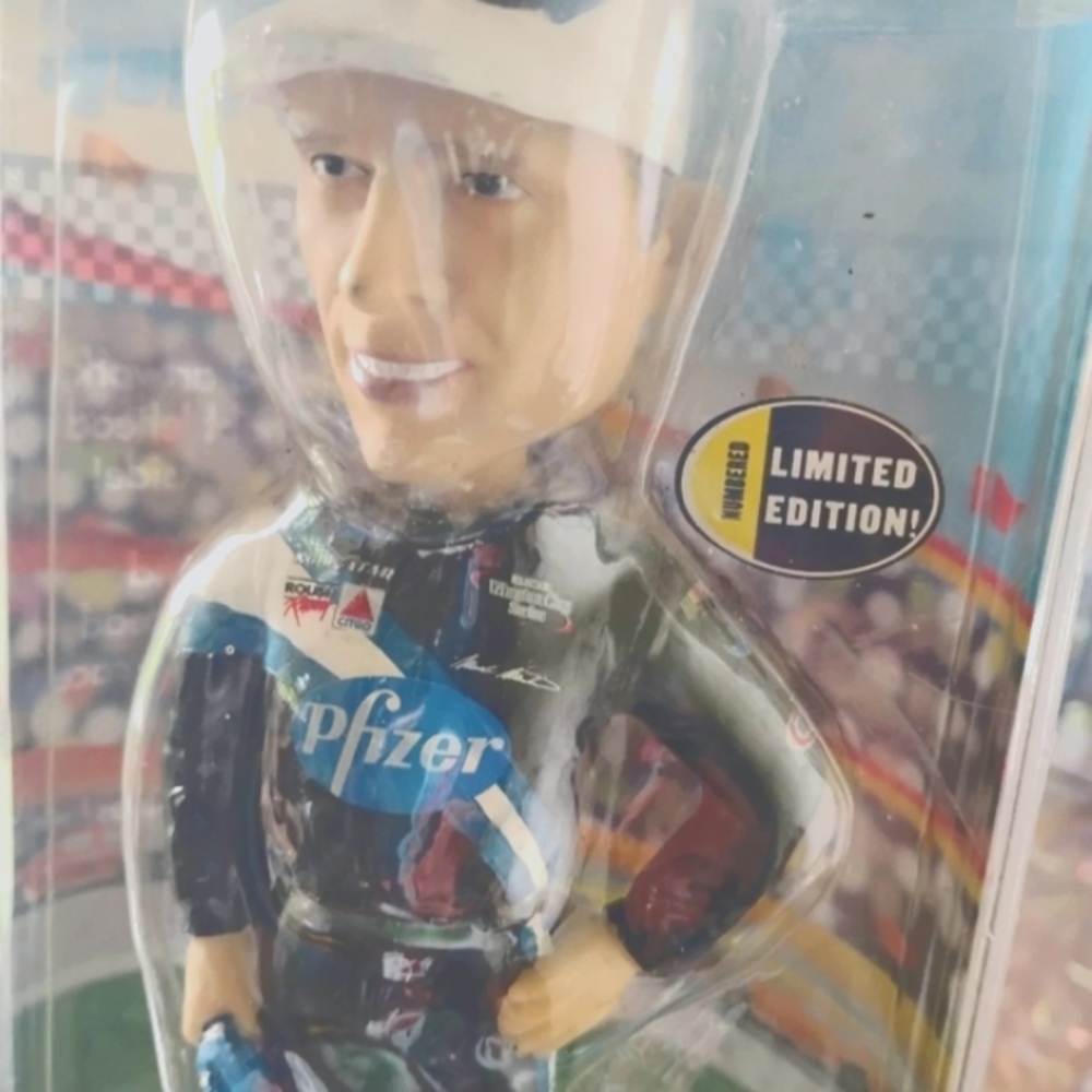 Limited Edition Mark Martin Black and Blue Action Figure Playset